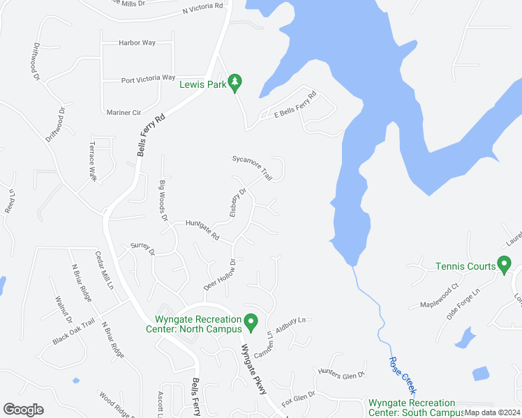 map of restaurants, bars, coffee shops, grocery stores, and more near 9000 Mallory Lane in Woodstock