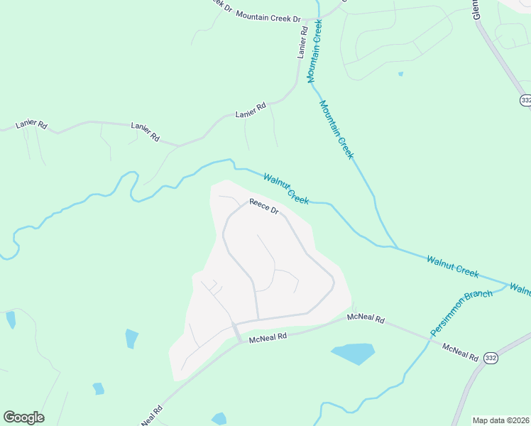 map of restaurants, bars, coffee shops, grocery stores, and more near 761 Reece Drive in Hoschton