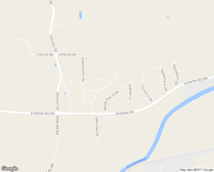 map of restaurants, bars, coffee shops, grocery stores, and more near 99 Chulio Drive Southwest in Cartersville