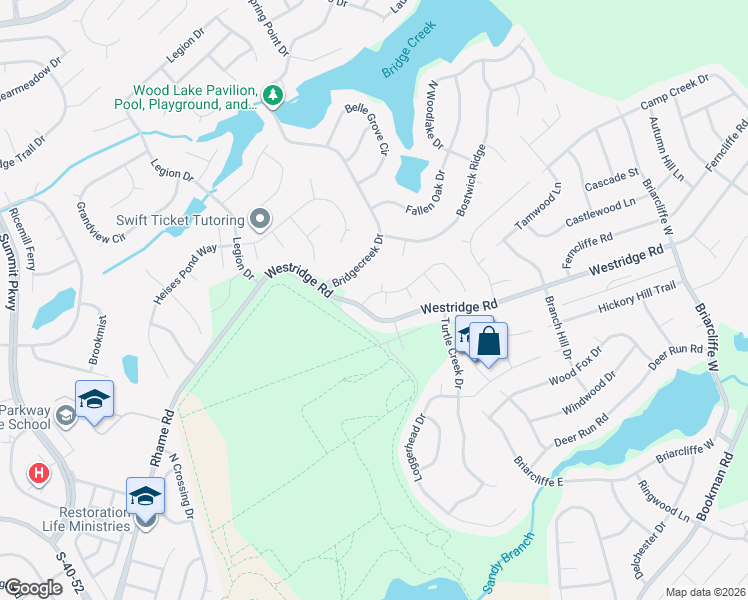 map of restaurants, bars, coffee shops, grocery stores, and more near 100 Hillridge Way in Columbia