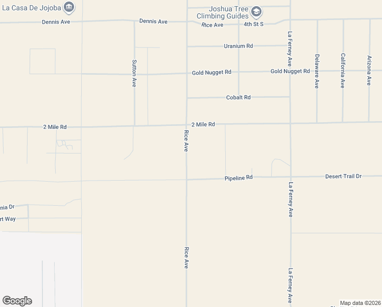 map of restaurants, bars, coffee shops, grocery stores, and more near in Joshua Tree