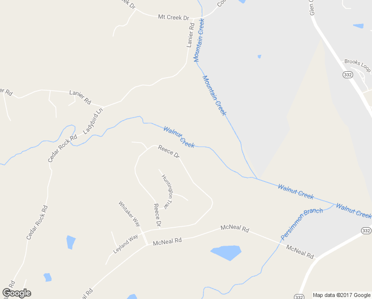 map of restaurants, bars, coffee shops, grocery stores, and more near 684 Reece Drive in Hoschton