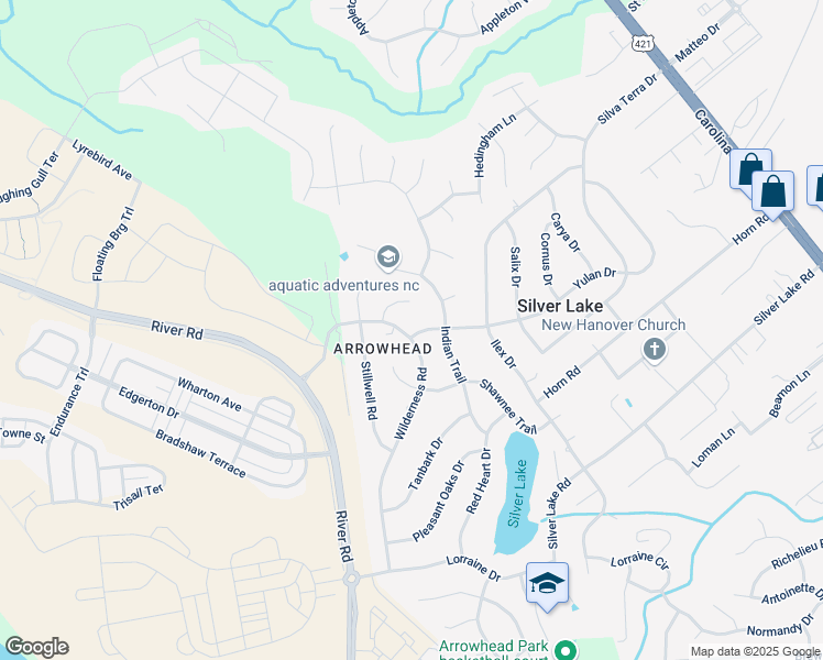 map of restaurants, bars, coffee shops, grocery stores, and more near 712 Yulan Drive in Wilmington