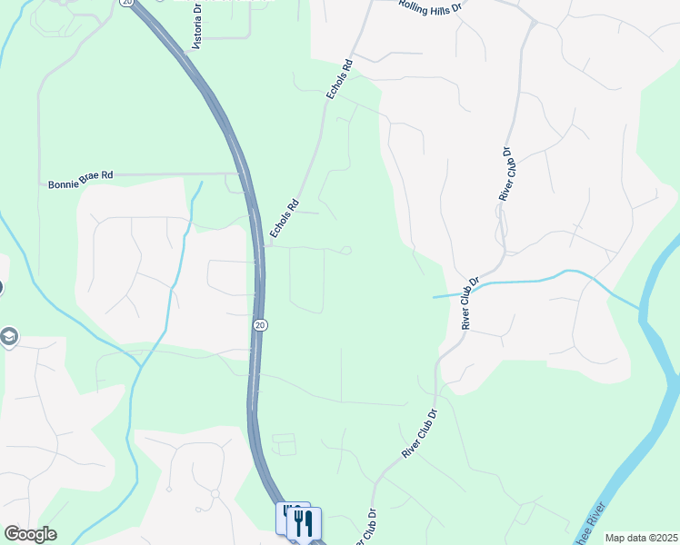 map of restaurants, bars, coffee shops, grocery stores, and more near 3550 Alexander Circle in Cumming