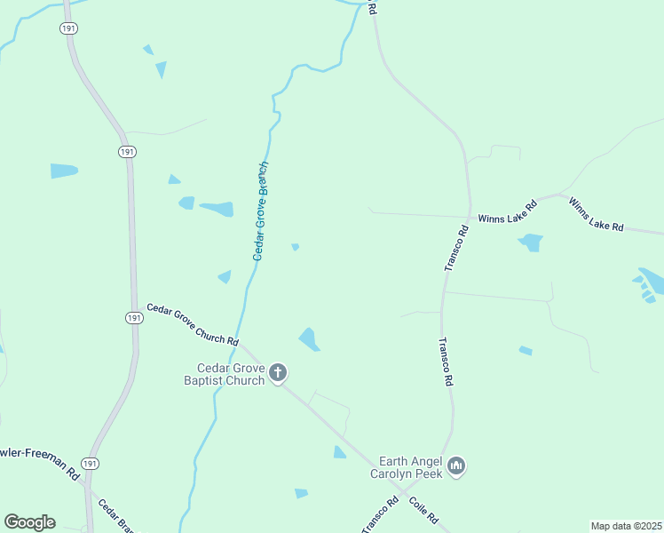 map of restaurants, bars, coffee shops, grocery stores, and more near 2129 Transco Road in Comer