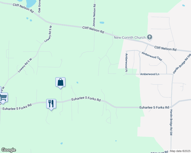 map of restaurants, bars, coffee shops, grocery stores, and more near 50 Glenmore Drive in Kingston