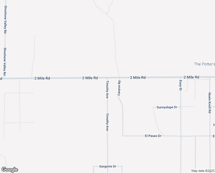 map of restaurants, bars, coffee shops, grocery stores, and more near Timothy Avenue in Twentynine Palms