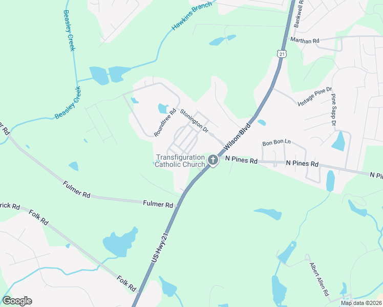 map of restaurants, bars, coffee shops, grocery stores, and more near 833 Redden Row in Blythewood