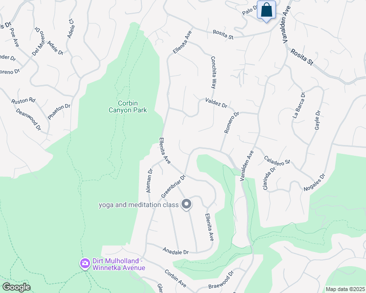 map of restaurants, bars, coffee shops, grocery stores, and more near 4330 Cherry Hills Lane in Los Angeles