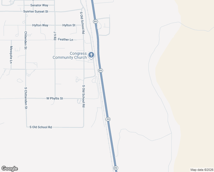map of restaurants, bars, coffee shops, grocery stores, and more near 27655 State Highway 89 in Congress