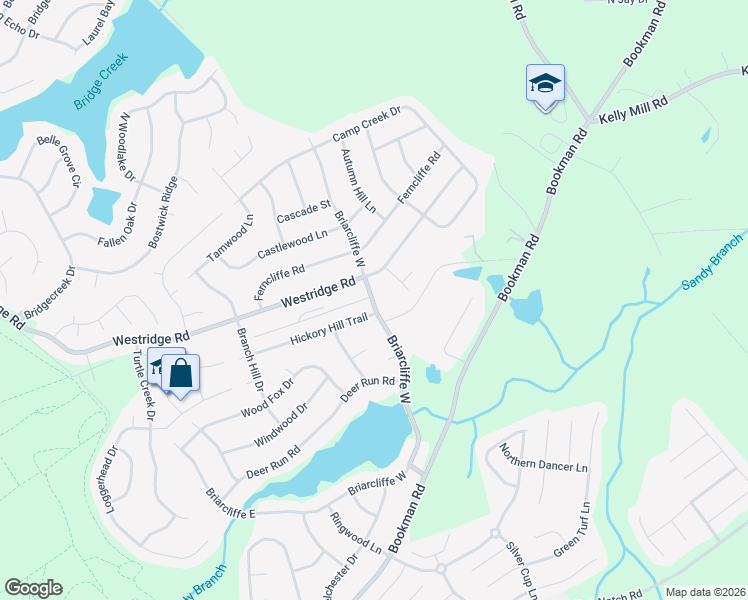 map of restaurants, bars, coffee shops, grocery stores, and more near 500 Briarcliffe West in Elgin