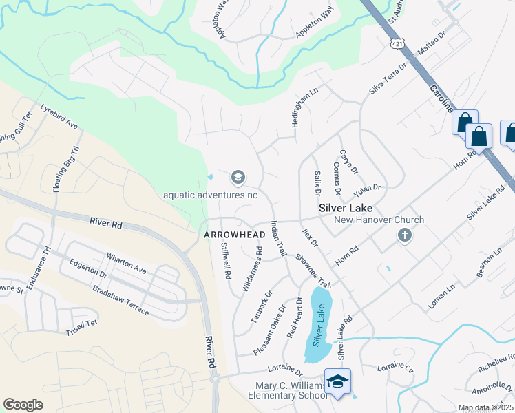 map of restaurants, bars, coffee shops, grocery stores, and more near 825 Hiawatha Drive in Wilmington