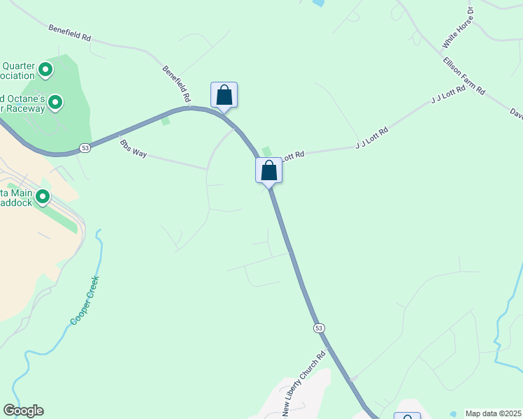 map of restaurants, bars, coffee shops, grocery stores, and more near 5530 Winder Highway in Braselton