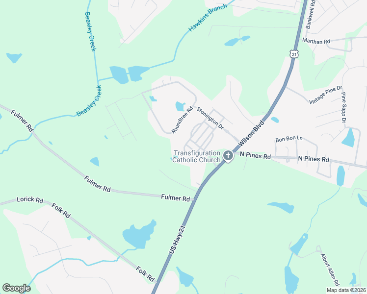 map of restaurants, bars, coffee shops, grocery stores, and more near 695 Stonebury Circle in Blythewood