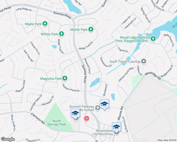 map of restaurants, bars, coffee shops, grocery stores, and more near 13 Birchbark in Columbia