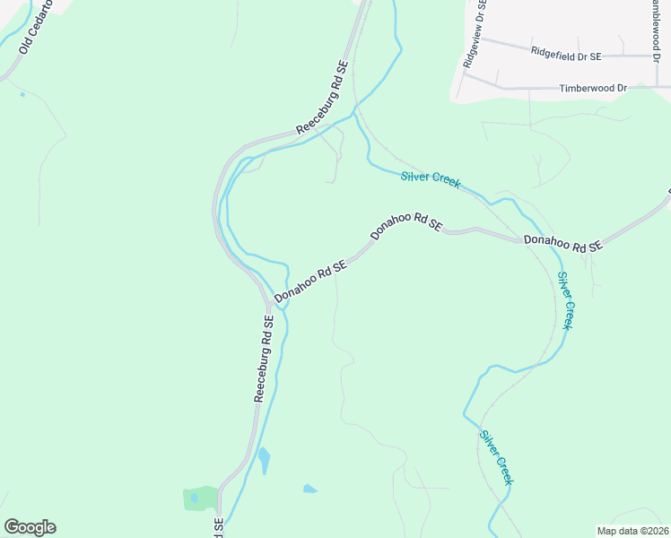 map of restaurants, bars, coffee shops, grocery stores, and more near 20 John Ingram Road Southeast in Silver Creek