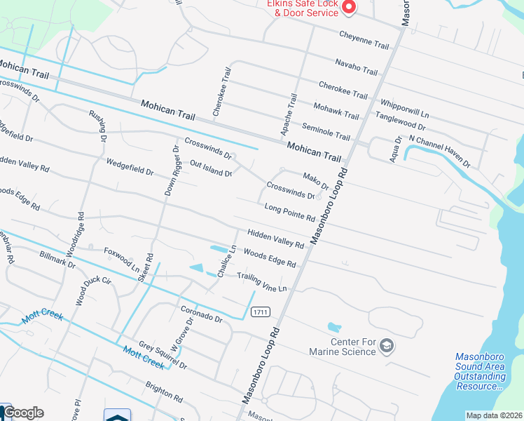 map of restaurants, bars, coffee shops, grocery stores, and more near 1-105 Roseman Lane in Wilmington