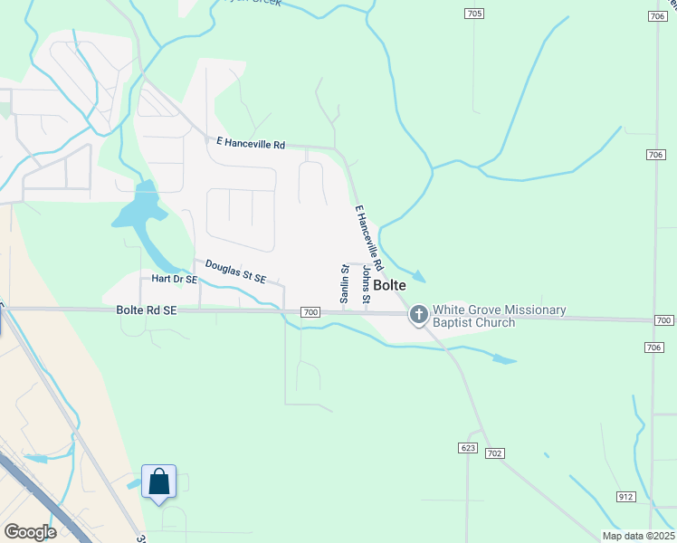 map of restaurants, bars, coffee shops, grocery stores, and more near 105 County Road 712 in Cullman