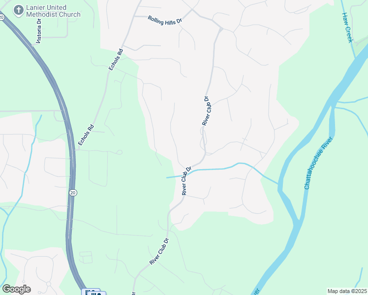map of restaurants, bars, coffee shops, grocery stores, and more near 3860 Overlake Drive in Cumming