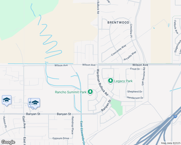 map of restaurants, bars, coffee shops, grocery stores, and more near 13740 Santa Maria Drive in Rancho Cucamonga