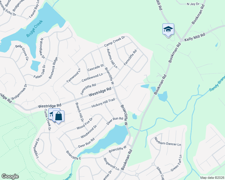 map of restaurants, bars, coffee shops, grocery stores, and more near 500 Briarcliffe West in Elgin