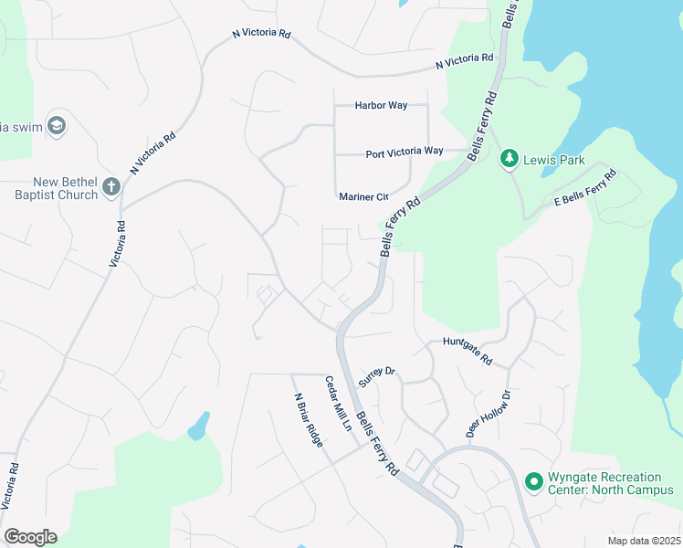 map of restaurants, bars, coffee shops, grocery stores, and more near 442 Colonial Walk in Woodstock