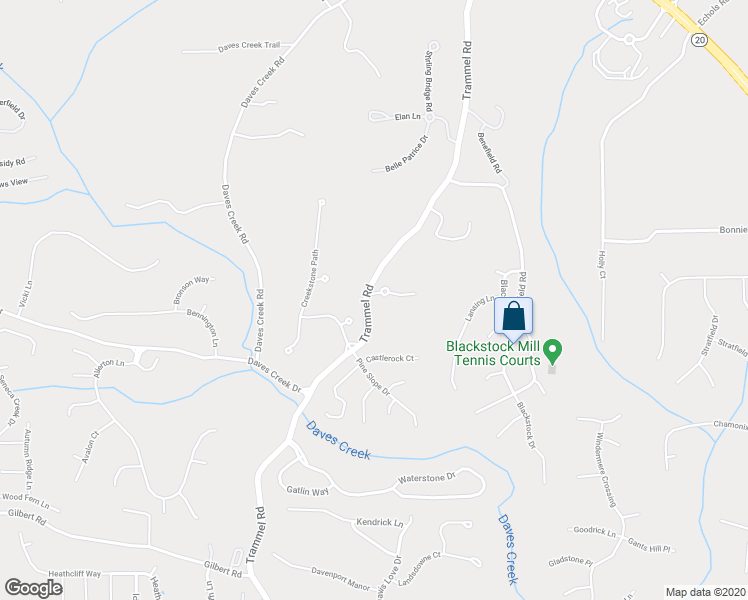 map of restaurants, bars, coffee shops, grocery stores, and more near 2370 Bradwardine Court in Cumming
