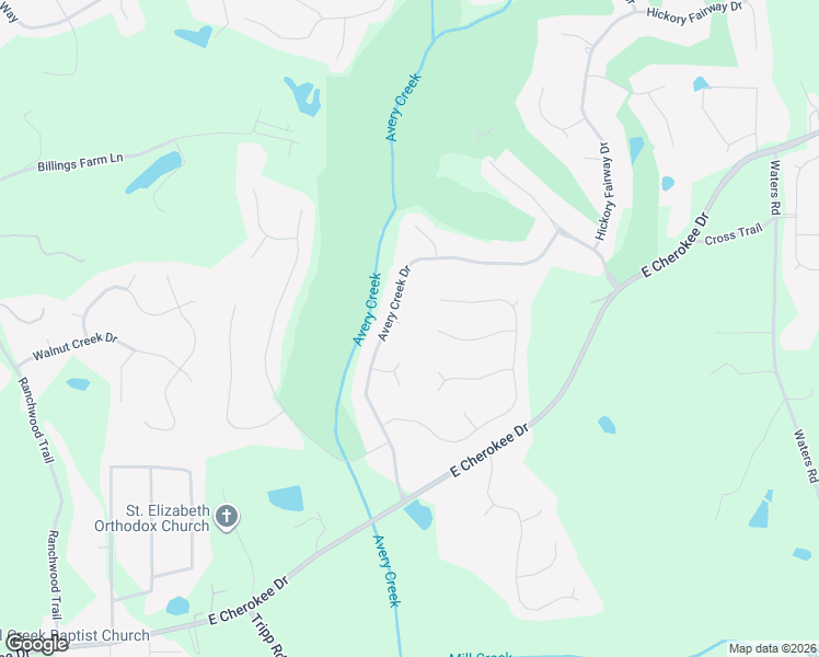 map of restaurants, bars, coffee shops, grocery stores, and more near 404 Farm Brook Cove in Woodstock