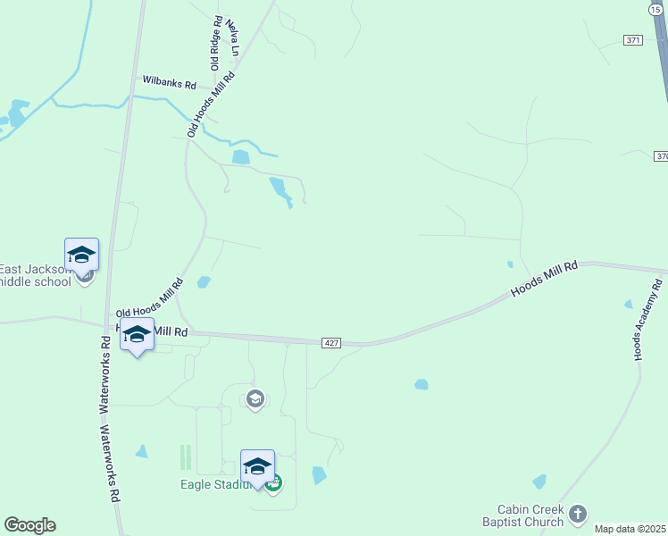 map of restaurants, bars, coffee shops, grocery stores, and more near 1290 Hoods Mill Road in Commerce
