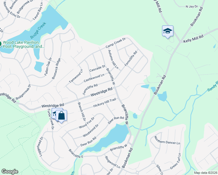 map of restaurants, bars, coffee shops, grocery stores, and more near 309 Westridge Road in Elgin