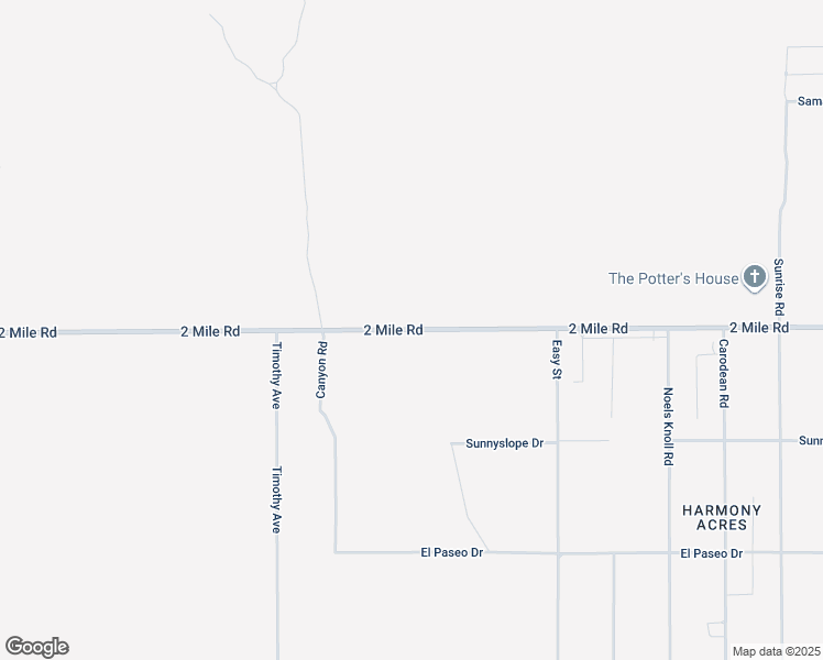 map of restaurants, bars, coffee shops, grocery stores, and more near 70700 2 Mile Road in Twentynine Palms
