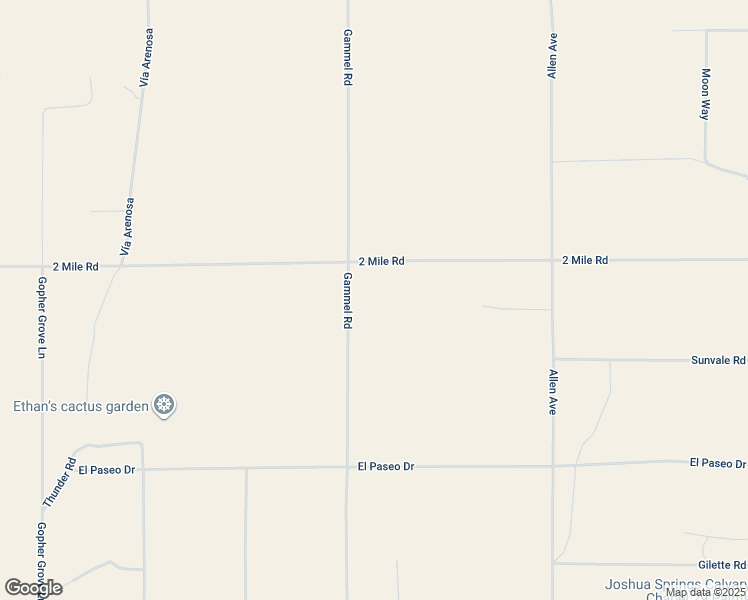 map of restaurants, bars, coffee shops, grocery stores, and more near 5737 Gammel Road in Twentynine Palms