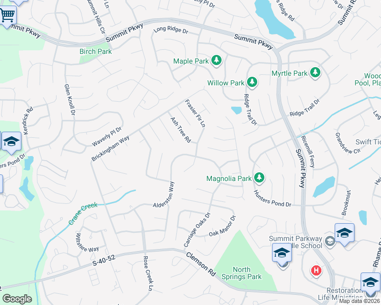 map of restaurants, bars, coffee shops, grocery stores, and more near 441 Alderston Way in Columbia