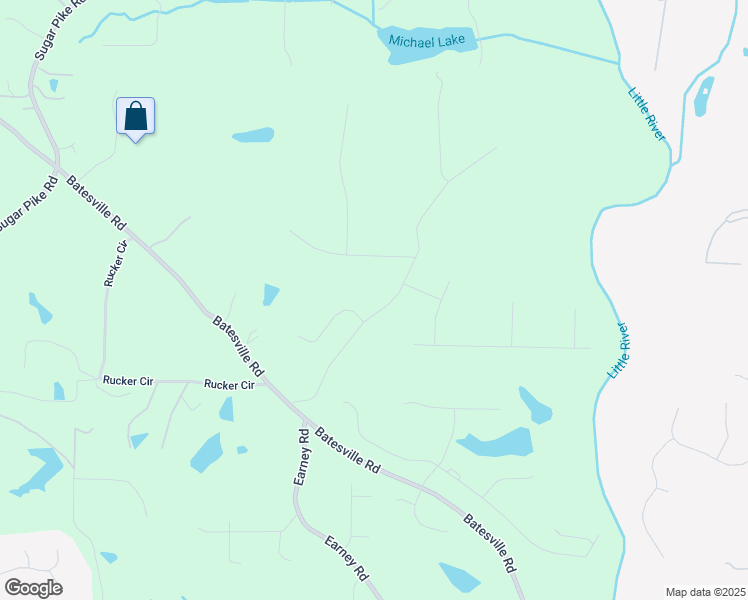map of restaurants, bars, coffee shops, grocery stores, and more near 100 Ashley Hall Court in Woodstock