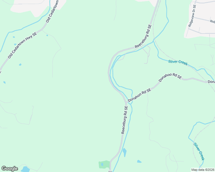 map of restaurants, bars, coffee shops, grocery stores, and more near 1126 Reeceburg Road Southeast in Silver Creek