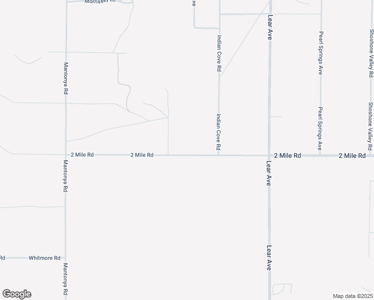 map of restaurants, bars, coffee shops, grocery stores, and more near 2 Mile Road in Twentynine Palms