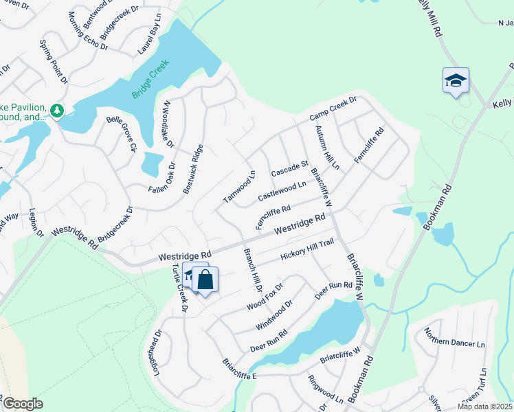 map of restaurants, bars, coffee shops, grocery stores, and more near 129 Castlewood Lane in Elgin
