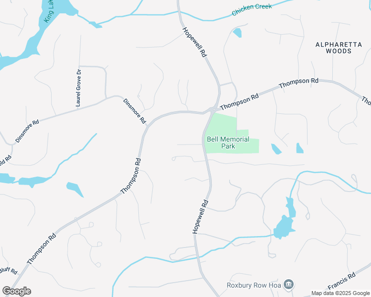 map of restaurants, bars, coffee shops, grocery stores, and more near 15154 Hopewell Road in Alpharetta