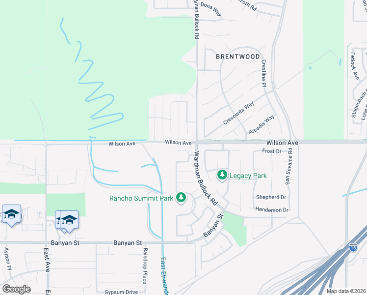 map of restaurants, bars, coffee shops, grocery stores, and more near 13752 Santa Lucia Court in Rancho Cucamonga
