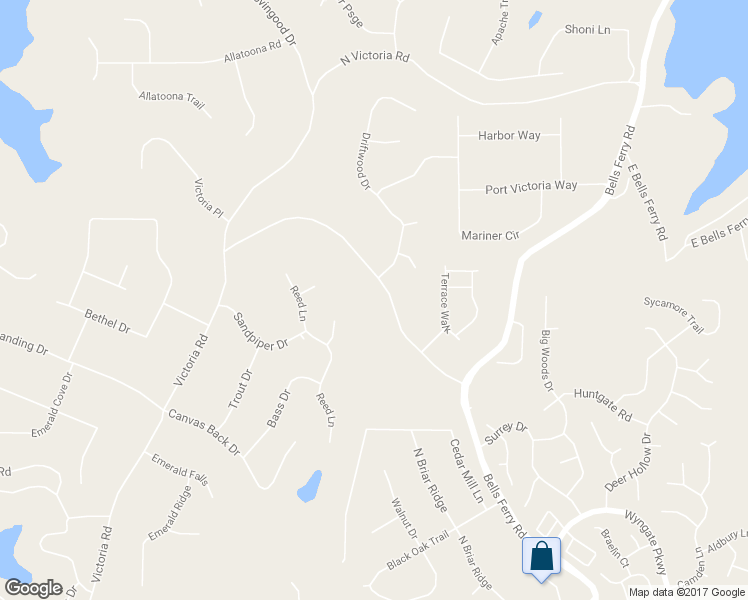 map of restaurants, bars, coffee shops, grocery stores, and more near 465 Victoria Road in Woodstock