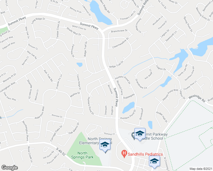 map of restaurants, bars, coffee shops, grocery stores, and more near 2 Birchbark in Columbia