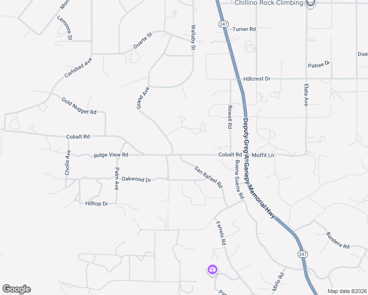 map of restaurants, bars, coffee shops, grocery stores, and more near 56824 Cobalt Road in Yucca Valley