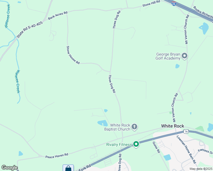 map of restaurants, bars, coffee shops, grocery stores, and more near 1100 Three Dog Road in Chapin