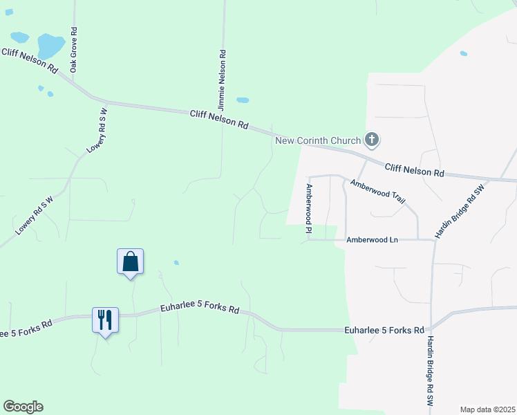 map of restaurants, bars, coffee shops, grocery stores, and more near 16 Gatepost Lane in Kingston