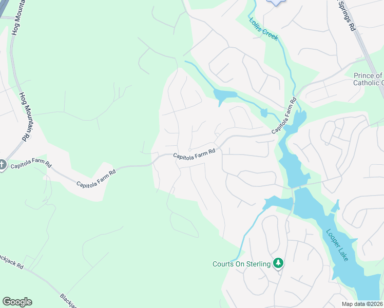 map of restaurants, bars, coffee shops, grocery stores, and more near 6659 Rivergreen Road in Flowery Branch
