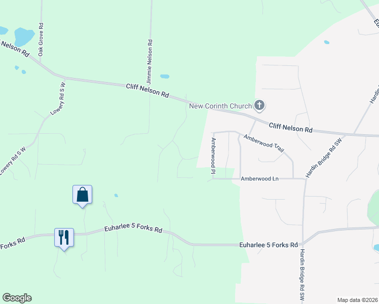 map of restaurants, bars, coffee shops, grocery stores, and more near 23 Gate Post Lane in Kingston