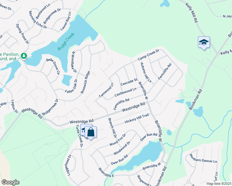 map of restaurants, bars, coffee shops, grocery stores, and more near 129 Castlewood Lane in Elgin