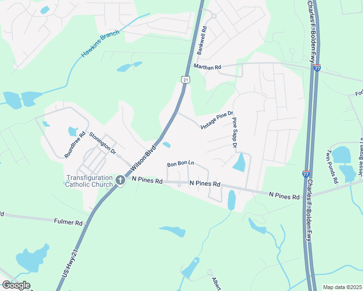 map of restaurants, bars, coffee shops, grocery stores, and more near 9924 Wilson Boulevard in Blythewood
