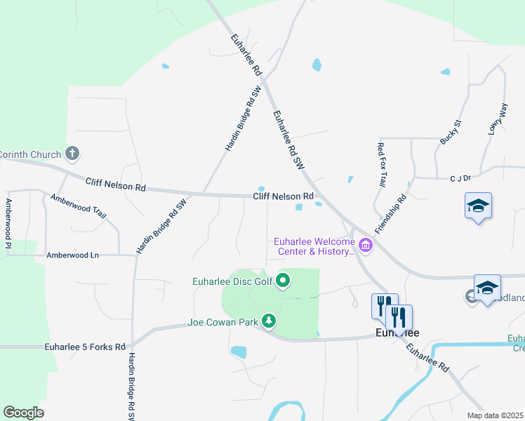 map of restaurants, bars, coffee shops, grocery stores, and more near 108 Cherry Glen Way in Kingston