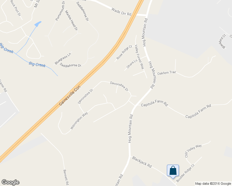 map of restaurants, bars, coffee shops, grocery stores, and more near 6098 Hillsdale Circle in Flowery Branch